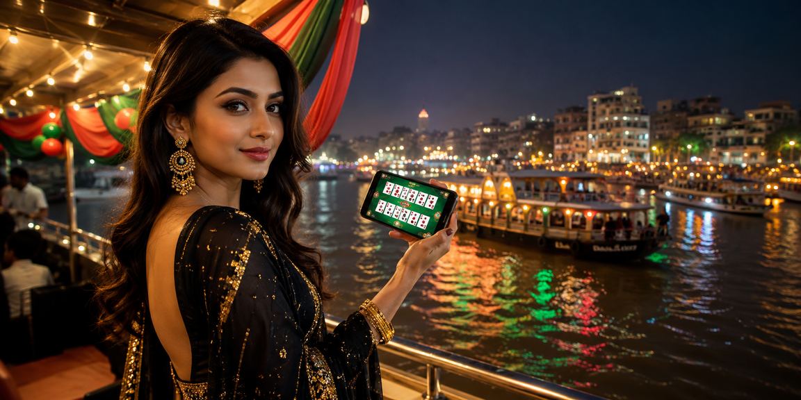 বরিশালে রামি কার্ড গেম খেলছেন একজন ব্যবহারকারী